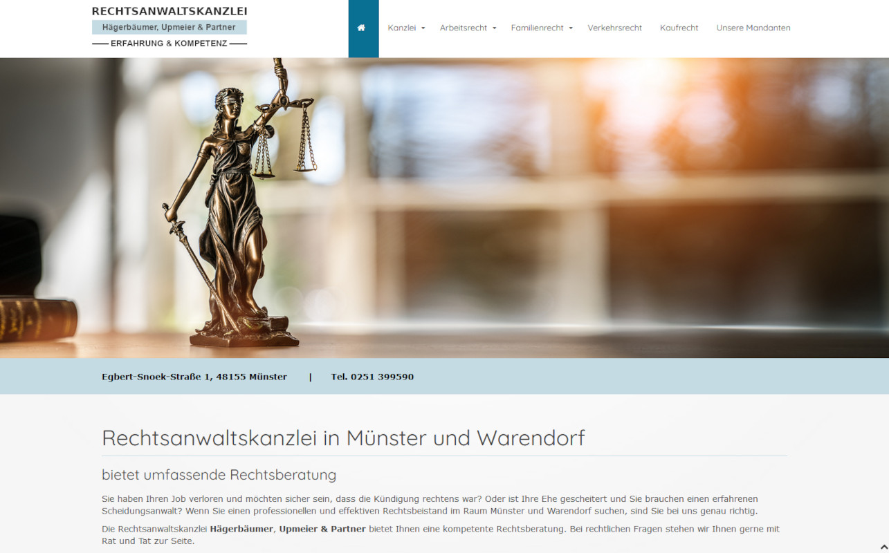 Rechtsanwaltskanzlei in Münster und Warendorf