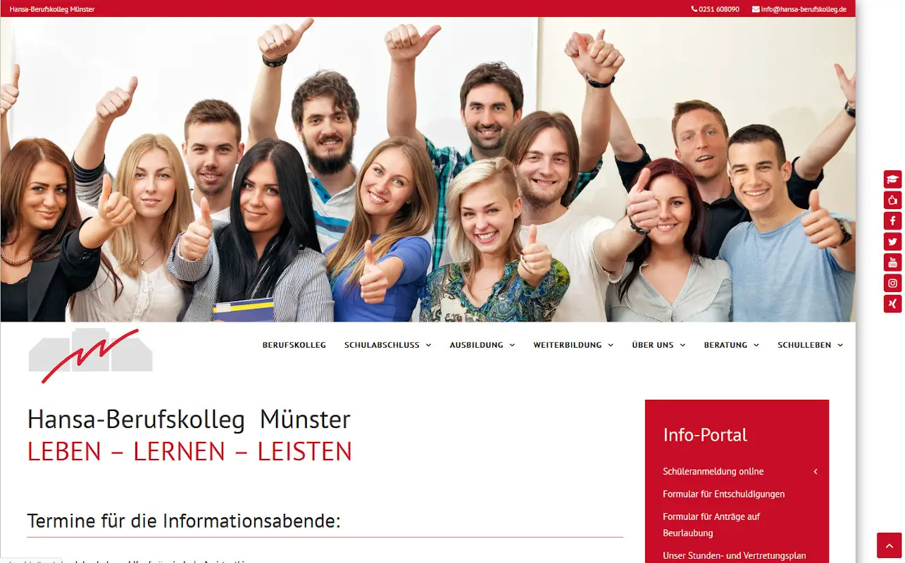 Hansa Berufskolleg M&uuml;nster