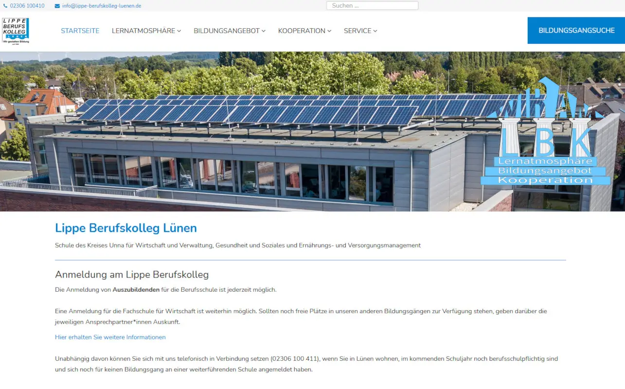 Lippe Berufskolleg L&uuml;nen