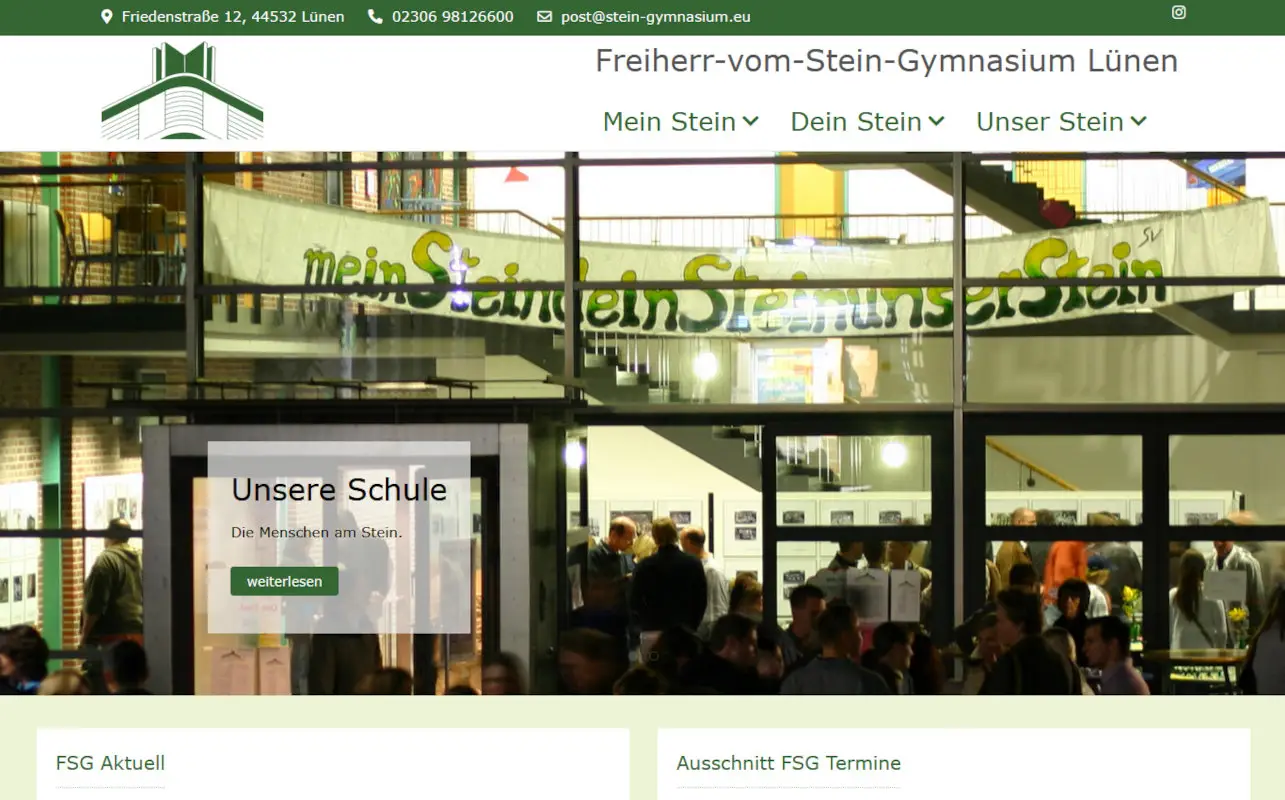 Freiherr vom Stein Gymnasium L&uuml;nen